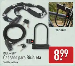 ALDI Cadeado para Bicicleta Ride + Go® promoção