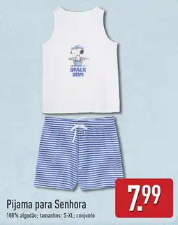 ALDI Pijama para Senhora promoção