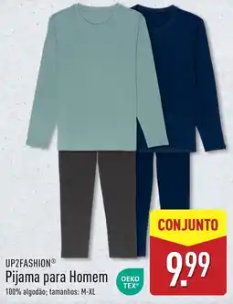 ALDI Pijama para homem up2fashion promoção