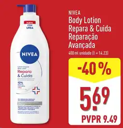ALDI Nivea body lotion repara & cuida reparação avançada promoção