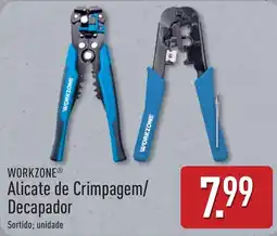 ALDI Workzone alicate de crimpagem/decapador promoção