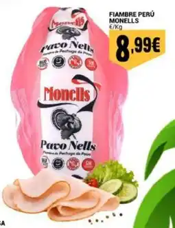 Neomáquina Fiambre peru monells promoção