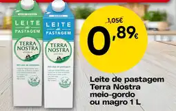 Froiz Leite de pastagem Terra Nostra meio-gordo ou magro promoção