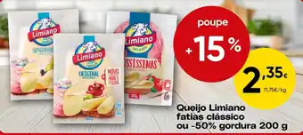 Queijo Limiano fatias clássico