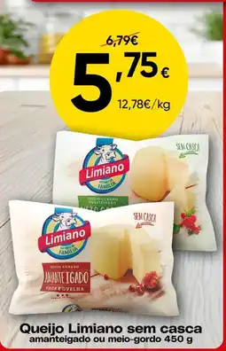 Froiz Queijo limiano sem casca amanteigado ou meio-gordo promoção
