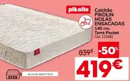 Conforama Colchão pikolin molas ensacadas terra pocket promoção