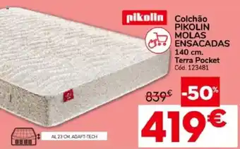 Colchão pikolin molas ensacadas terra pocket
