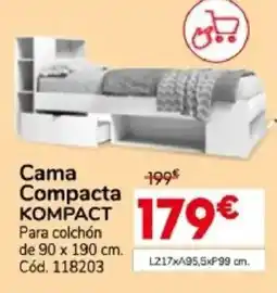 Conforama Cama Compacta Kompact promoção