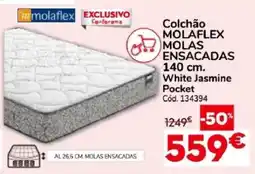 Conforama Colchão molaflex molas ensacadas white jasmine pocket promoção