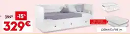 Conforama Cama de baixo com gavetas promoção