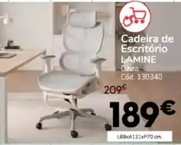 Conforama Cadeira de Escritório Lamine promoção