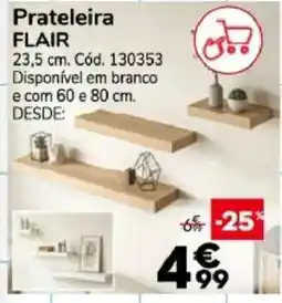 Conforama Prateleira flair promoção