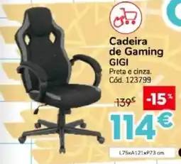 Conforama Cadeira de Gaming Gigi promoção