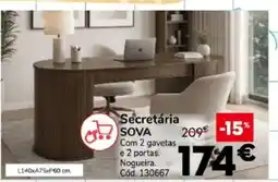 Conforama Secretária SOVA promoção