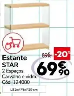 Conforama Estante star promoção
