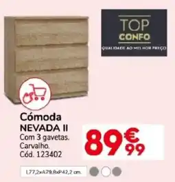 Conforama Cómoda nevada ii promoção