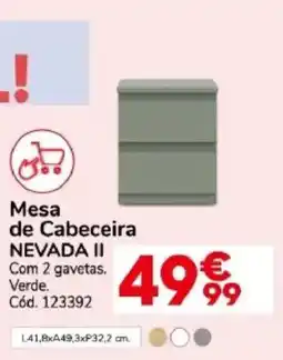 Conforama Mesa de Cabeceira Nevada II promoção