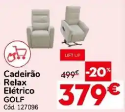 Conforama Cadeirão Relax Elétrico Golf promoção