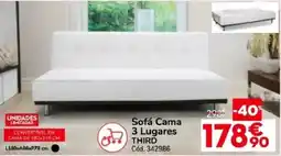 Conforama Sofá cama third promoção