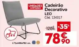 Conforama Cadeirão Decorativo LEO promoção