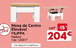 Conforama Mesa de Centro Elevável Filippa promoção