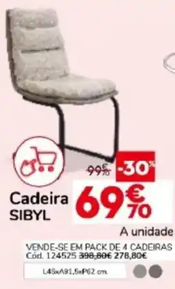 Conforama Cadeira sibyl promoção