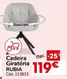 Conforama Cadeira Giratória Rubia promoção