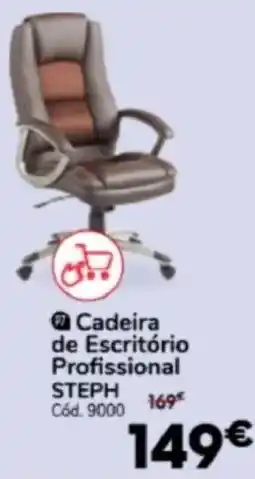 Conforama Cadeira de Escritório Profissional Steph promoção