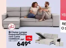 Conforama Chaise Longue Esquerda / Direita Com Cama Harrison promoção