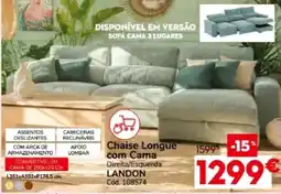 Conforama Chaise Longue com Cama Landon promoção