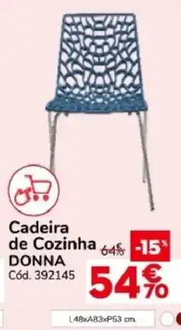 Conforama Cadeira de cozinha donna promoção