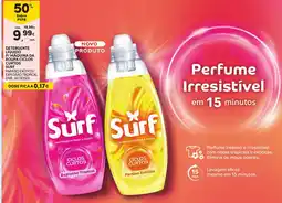 Continente Surf detergente para a roupa ciclos curtos promoção
