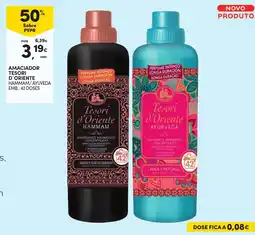 Continente Amaciador Tesori D'Oriente promoção