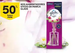 Continente ambientadores sticks da marca glade promoção