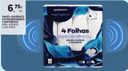 Continente Papel higiênico extraordinário continente promoção