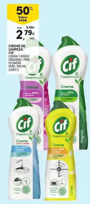 Creme de limpeza cif