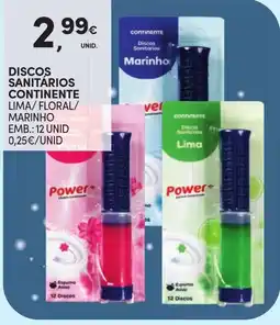 Continente discos sanitários continente lima/ floral/ marinho promoção
