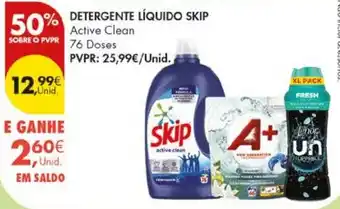 Detergente líquido skip active clean
