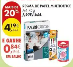 Pingo Doce Resma de papel multioffice promoção