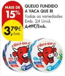 Pingo Doce Queijo fundido a vaca que ri promoção