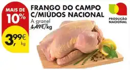 Pingo Doce frango do campo c/miúdos nacional promoção