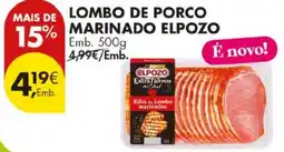 Pingo Doce Lombo de porco marinado elpozo promoção