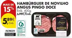 Pingo Doce Hambúrguer de novilho angus pingo doce promoção