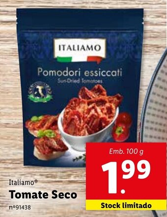 Lidl Italiamo Tomate Seco 100g promoção