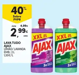 Continente lava tudo ajax limão/lavanda promoção