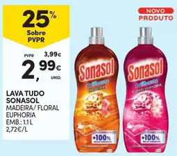 Continente Lava tudo sonasol madeira/floral euphoria promoção