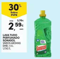 Continente lava tudo perfumado sonasol promoção