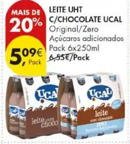 Pingo Doce Leite uht c/chocolate ucal promoção