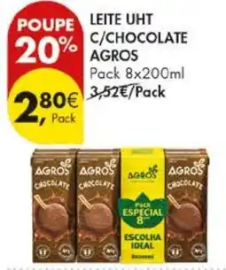 Pingo Doce Leite uht c/chocolate agros promoção