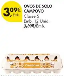 Pingo Doce ovos de solo campoovo promoção